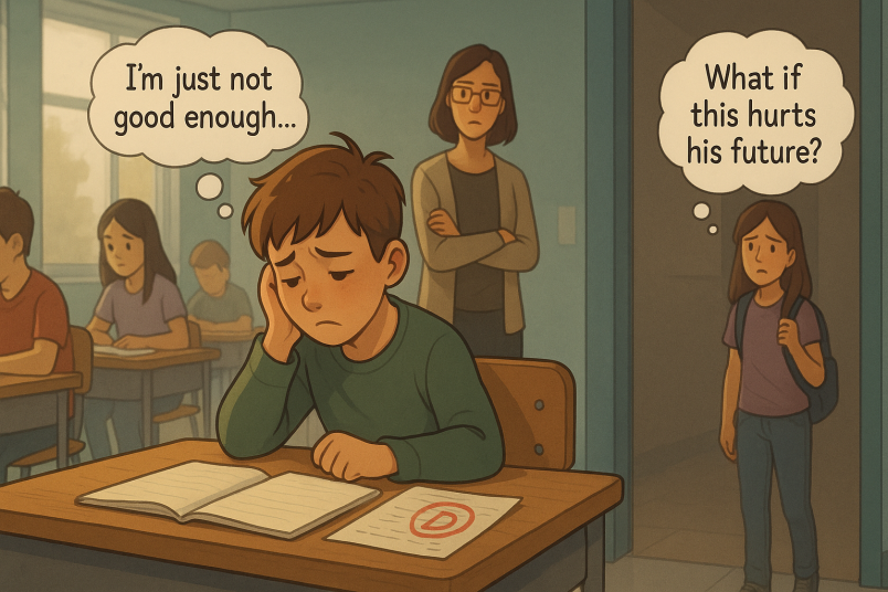 Child not able to focus on studies