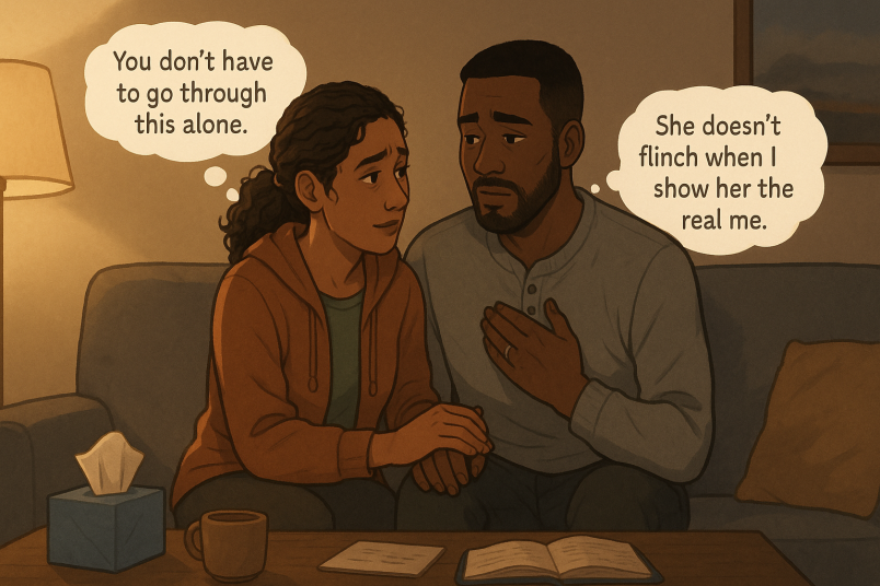 Emotionally attached couple