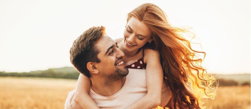 Young couple in love