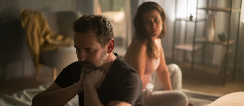 young couple having conflicts