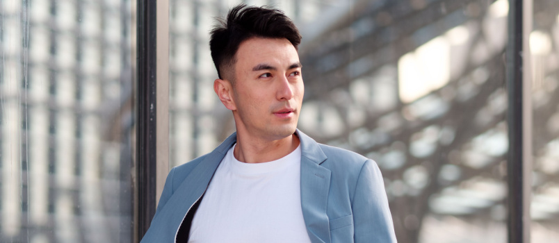 Man walking with attitude