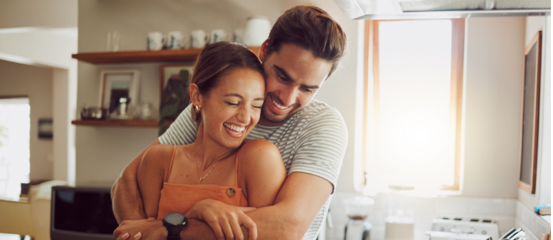 Young couple in love