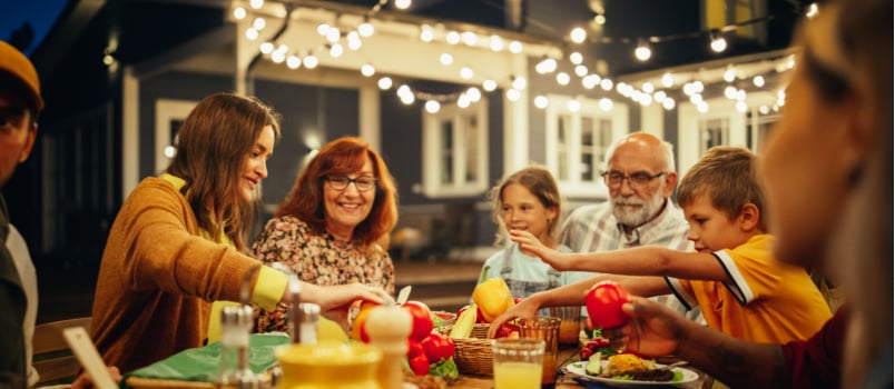 Group of people having celebration
