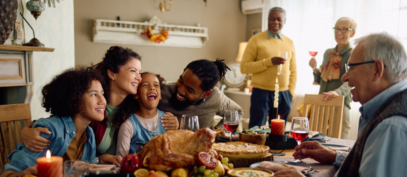 Happy multigeneration family