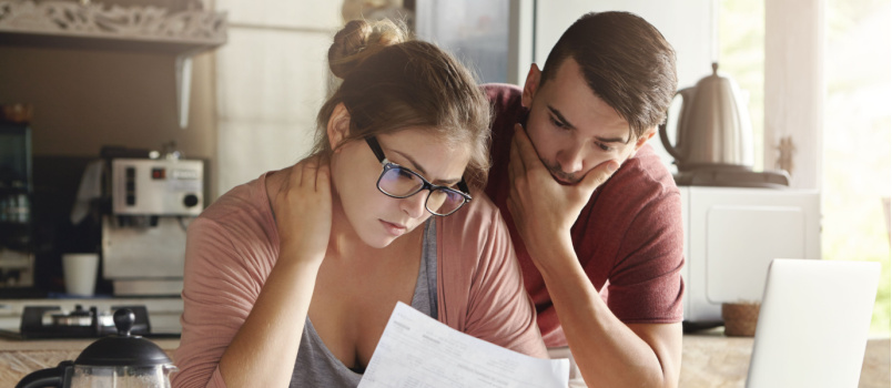 Family having debt problems