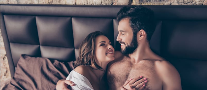 Happy stunning couple