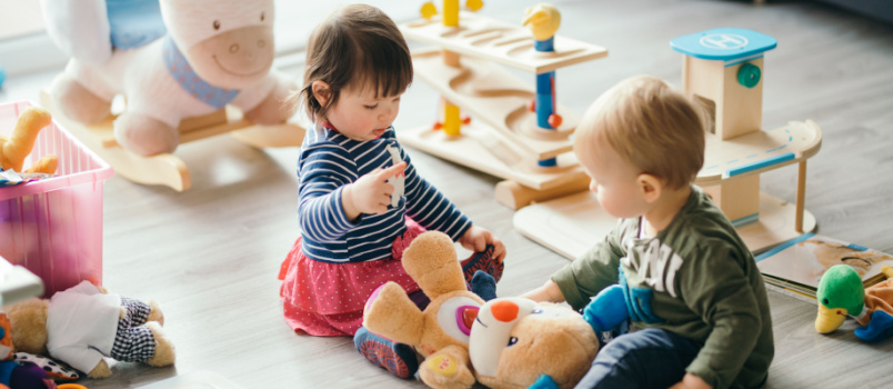 Kids playing together