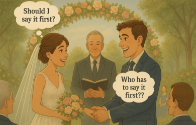 Who Says I Do First: The Bride or the Groom?