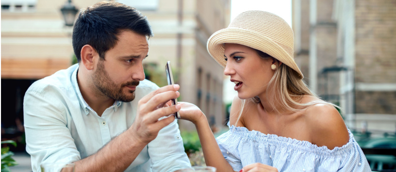 Couple having argument