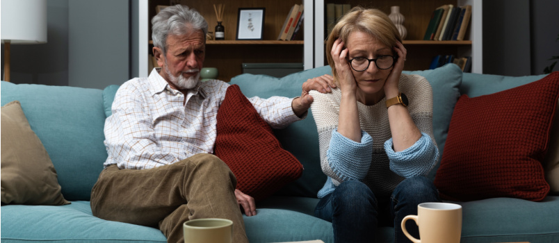 Couple having problem in relationship