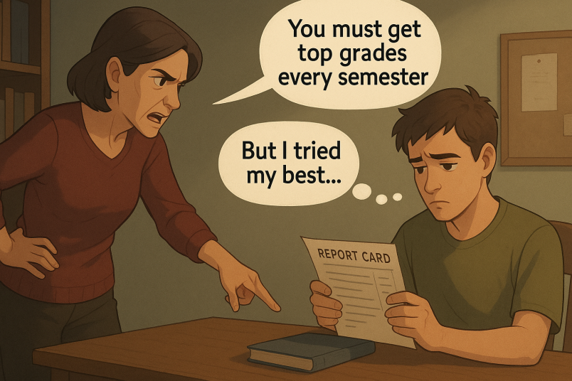 Mother unhappy with results