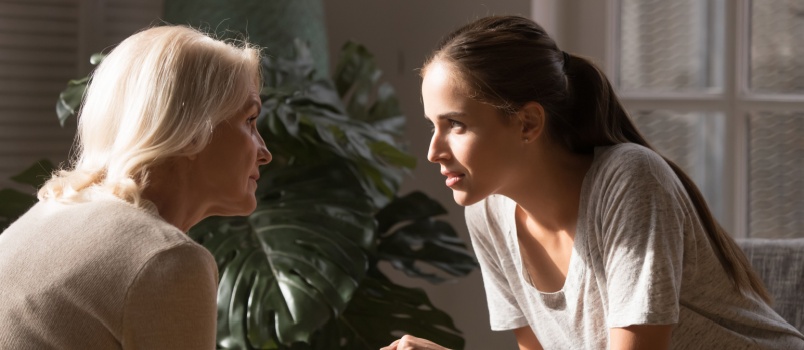 Two generation talking to each other