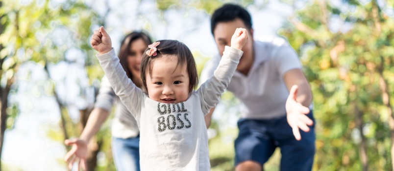 Young cute little toddler