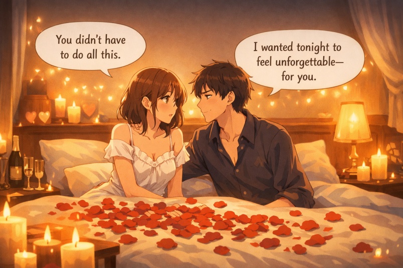 13 Romantic Ideas for Her in the Bedroom & Tips