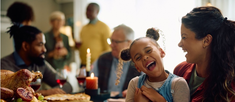 Happy daughter with her mother