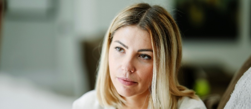 Thoughtful woman