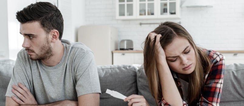 Girl get to know that she is pregnant