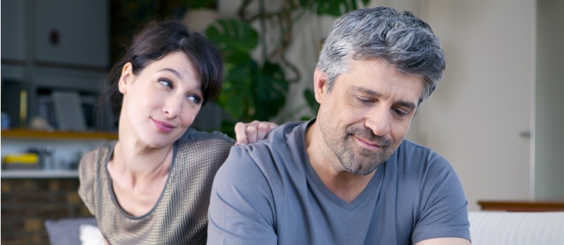 Couple having conflicts