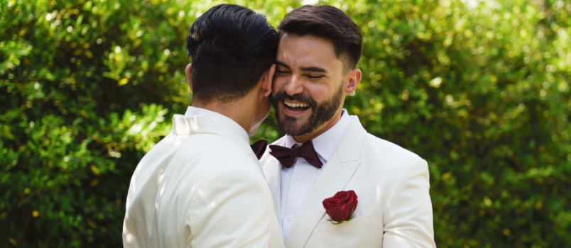 Gay married couple
