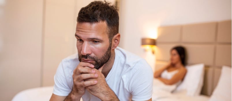 Young couple having conflicts