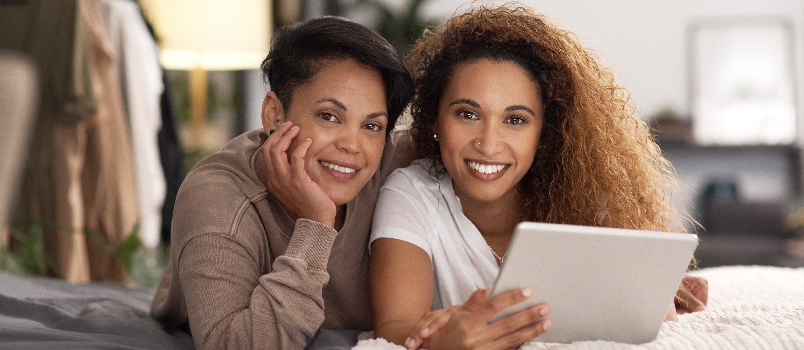 Couple enjoying their time