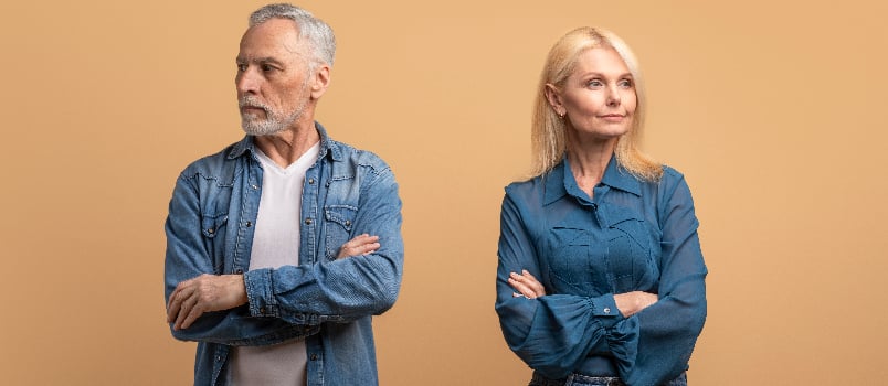 Couple having disagreements