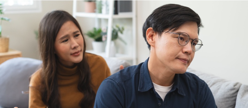 Wife trying to make her husband understand