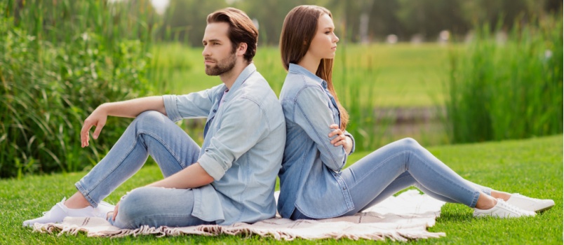 Portrait of young couple