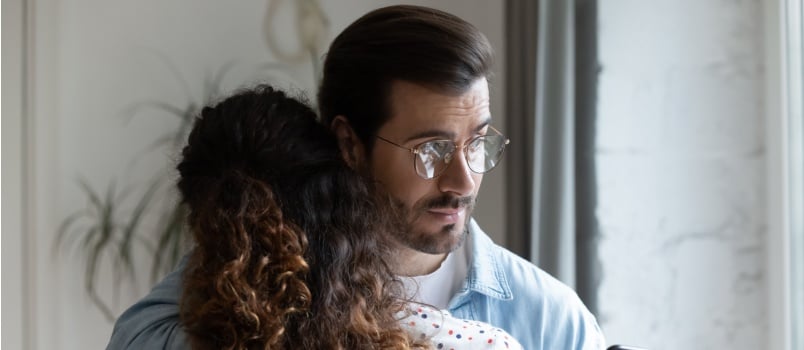 Young husband and wife