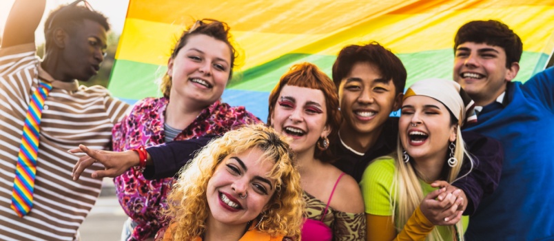 Celebrating gay party