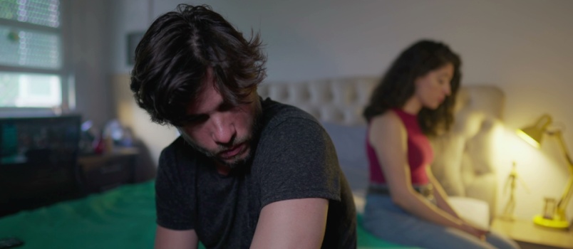 Unhappy couple feeling disconnected
