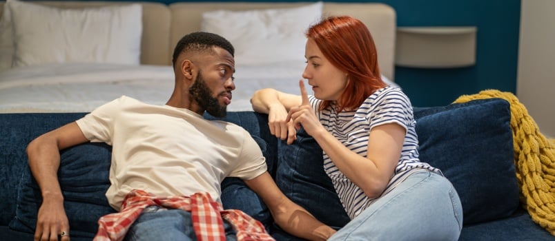 Couple having argument