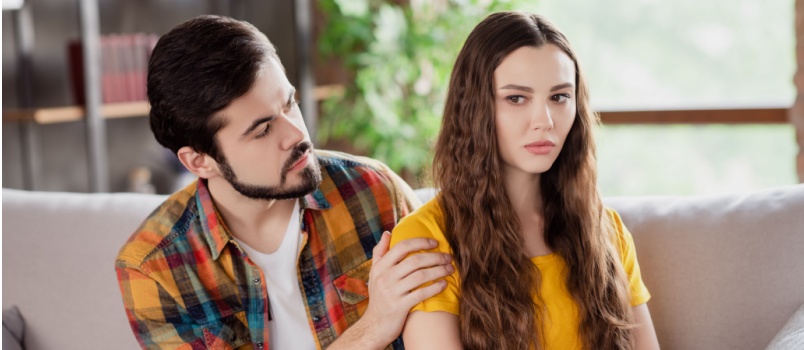 Man trying to convince his partner