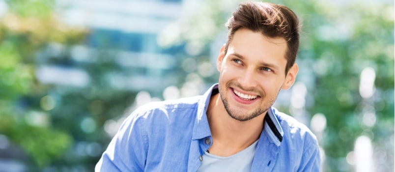 Happy smiling man