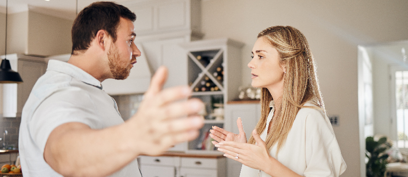 Couple involved in heated arguments
