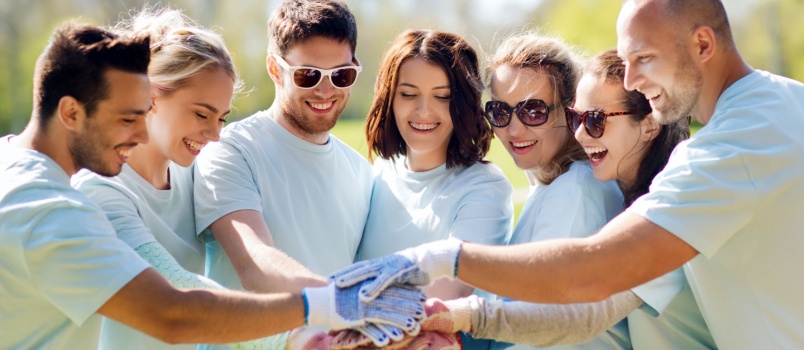 Volunteering charity people gesture