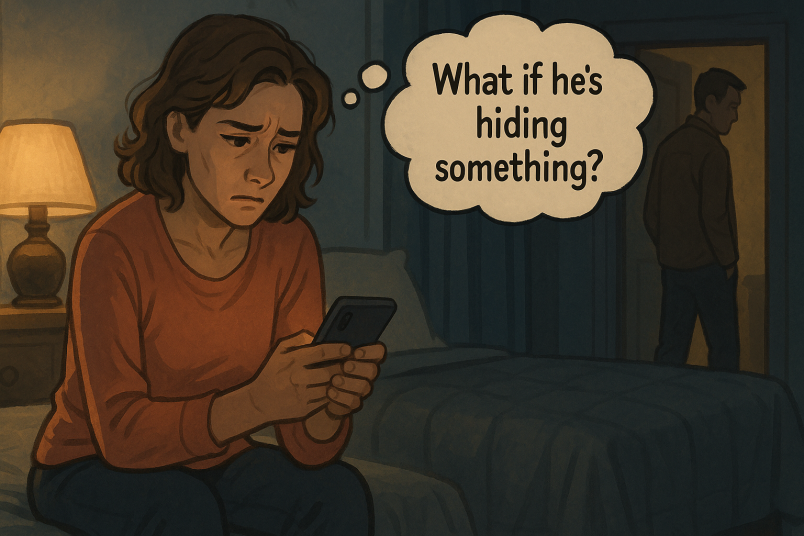 Woman is insecure of her partner