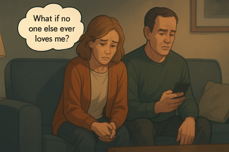 Woman is living in fear