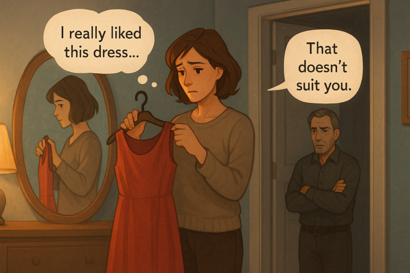 Woman not respecting her choice