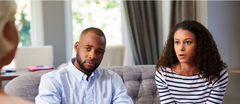Couple seeking expert advice