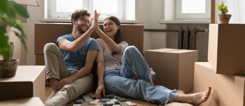 Couple enjoying their time together