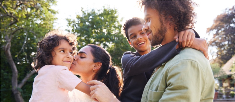 Happy Family on an outing