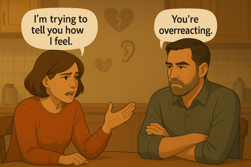 Couple fighting