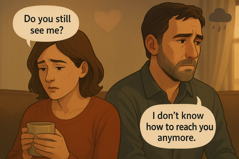 tensed couple