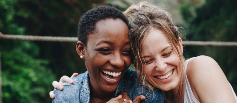 Two friends chilling together