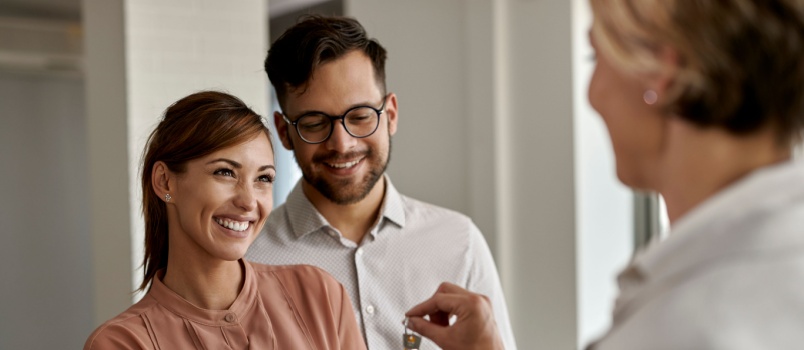 Couple moving to new home