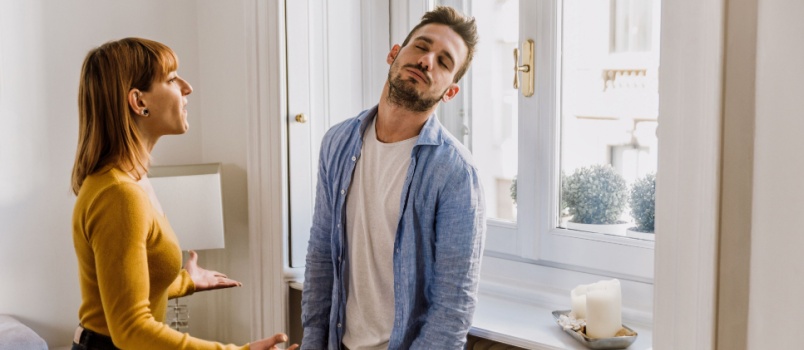 Couple having argument