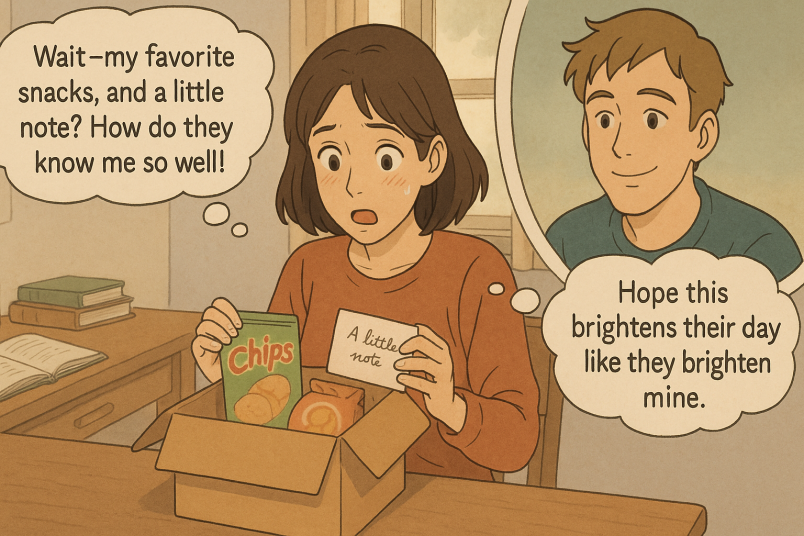 Sending surprise care package