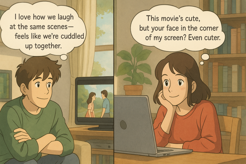 Virtual movie night