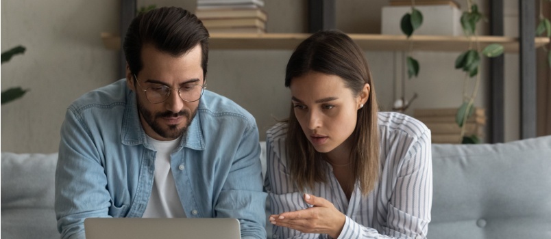 Couple managing funds